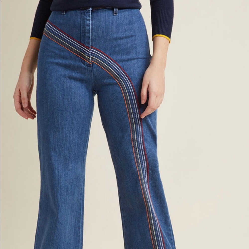 SOLD: Modcloth Rainbow With Me Jeans